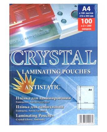 Пленка для ламинатора antistatic 100л A4 (100 мкм)